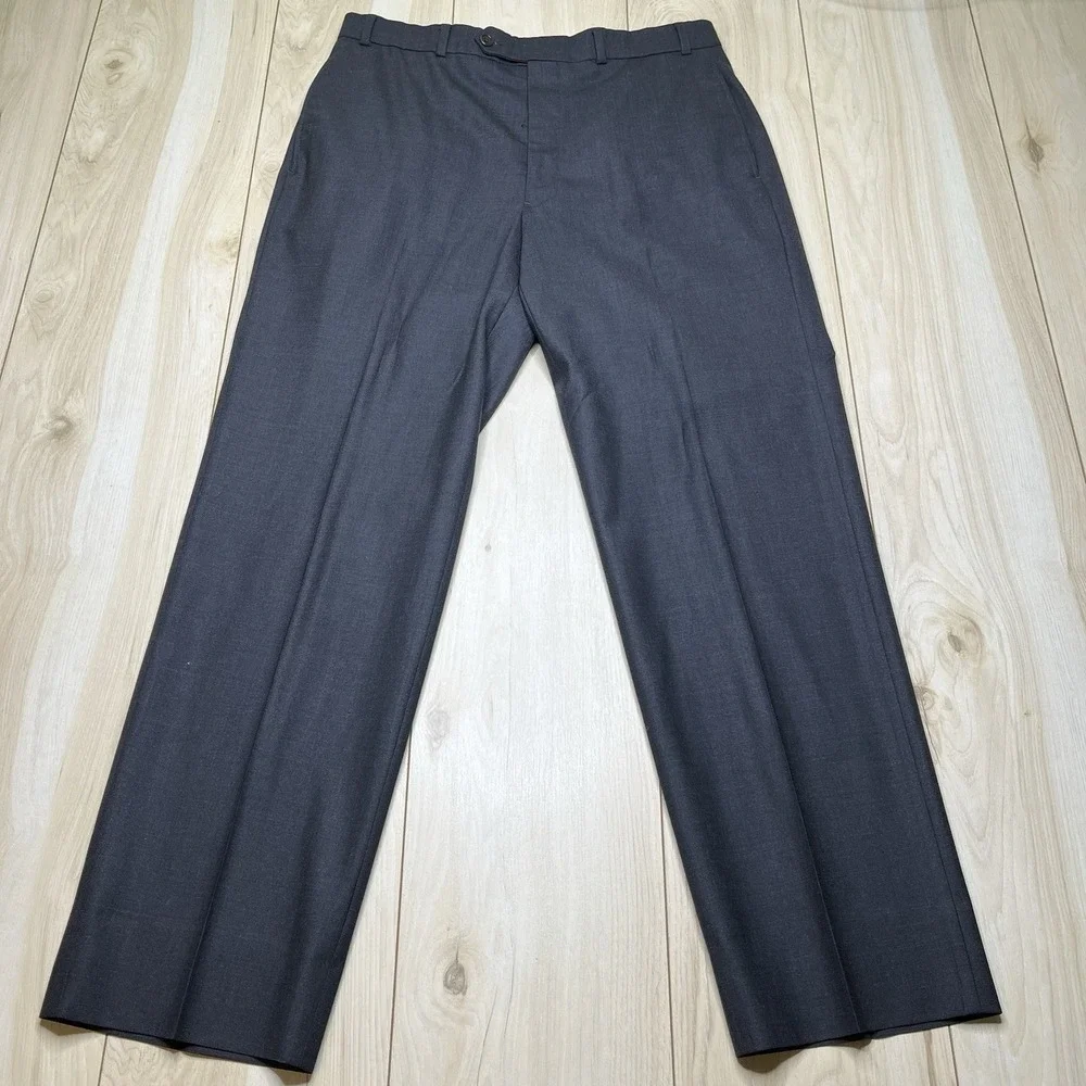 Brooks Brothers 346 Stretch Wool 2 Piece Suit Navy Blue Size 38R W:34x31 - Picture 13 of 16